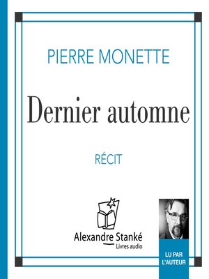 cover image of Dernier automne